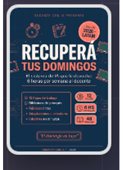 Recuperá tus domingos